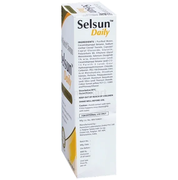 selsun daily anti dandruff shampoo 60ml